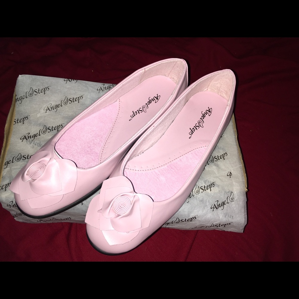 Pink rose flats